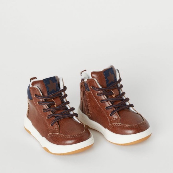 H&M Other - New H&M HI-Top dark brown shoes size 6